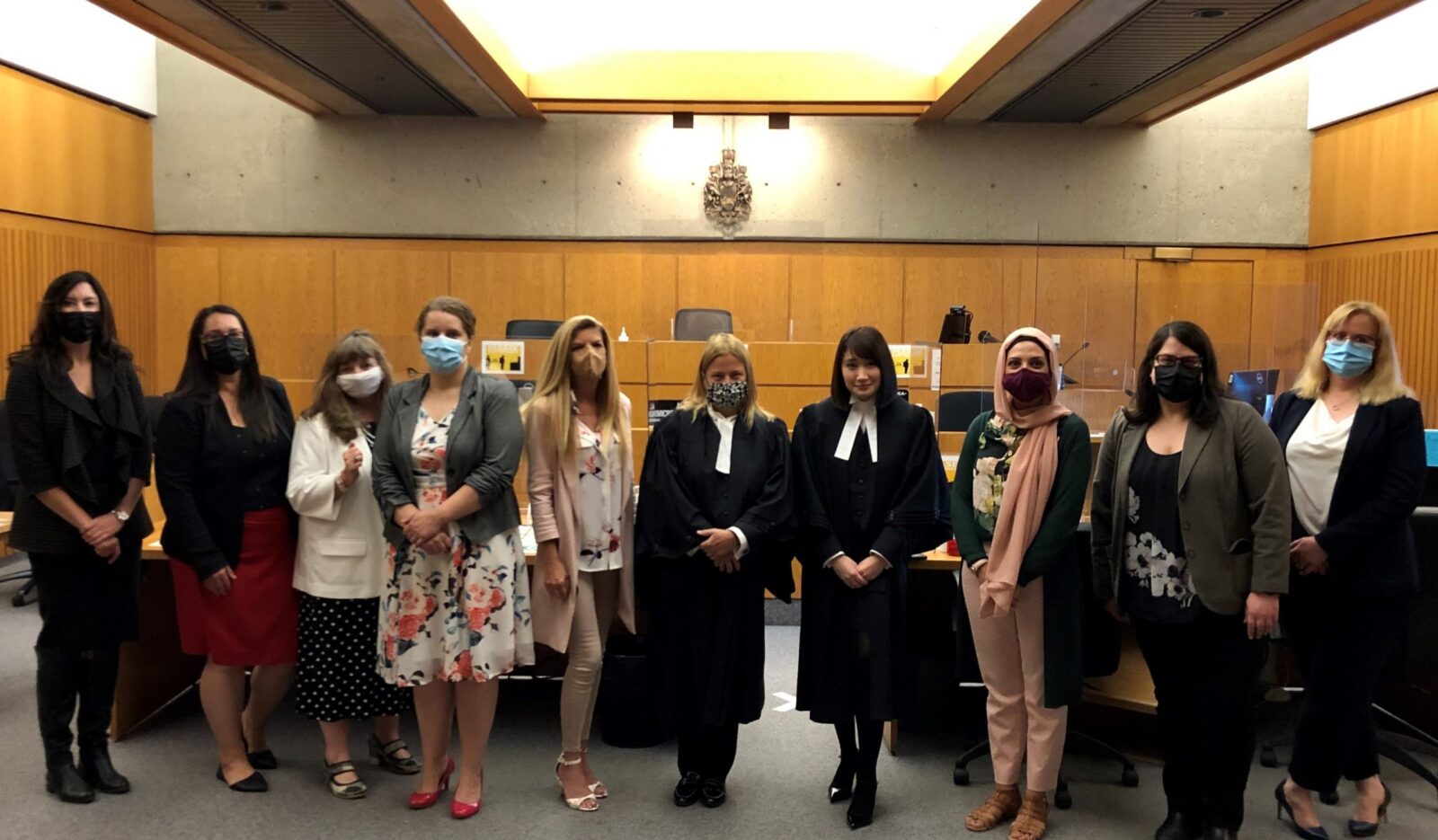 Desiree Syroid was supported by a formidable team of LAA lawyers as she was called to the bar Aug. 16.