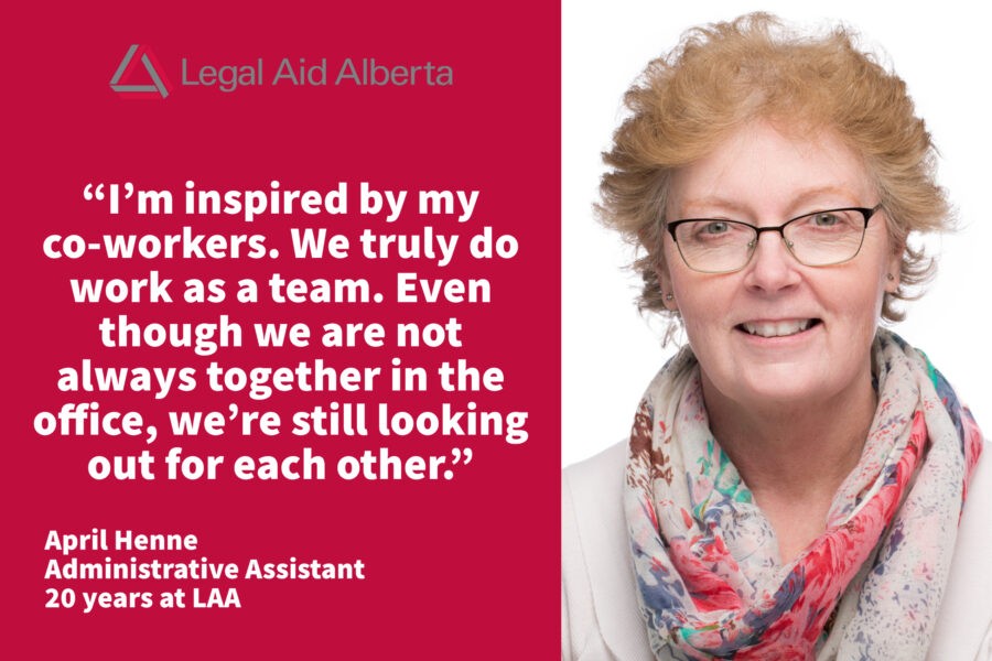 Legal Aid Alberta Celebrates 22 Long-serving Employees - Legal Aid Alberta